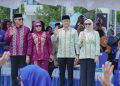 Kafilah Konsel Tampil Kompak di Pawai Ta'aruf MTQ Sultra 2026 dipimpin Bupati dan Wabup Konsel