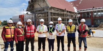 Bupati Irham Tinjau Pembangunan SMA Unggul Garuda di Konsel, Siap Diresmikan Juli 2026