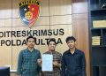 BASMI saat melaporkan dugaan perambahan kawasan hutan lindung yang dilakukan oleh PT Tani Prima Makmur di Kabupaten Konawe