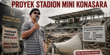 AKAR Sultra Desak Kejati Periksa Dugaan Penyimpangan Proyek Stadion Mini Konasara
