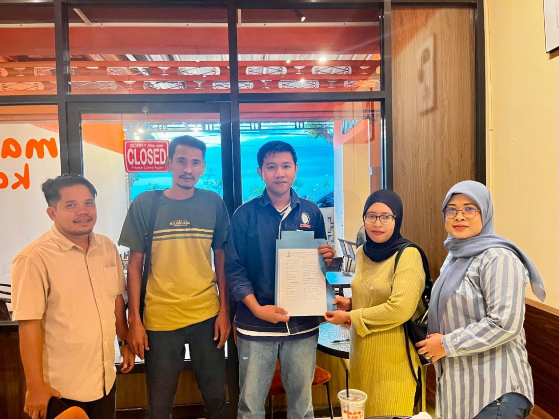 9 eks pegawai Politeknik Bombana memberikan kuasa kepada KSBSI Sultra terkait tunggakan upah