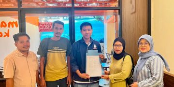 9 eks pegawai Politeknik Bombana memberikan kuasa kepada KSBSI Sultra terkait tunggakan upah