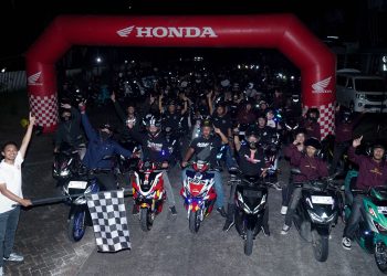 Asmo Sulsel sukses menggelar Vario Street Nation 2026 diikuti 350 peserta dari berbagai komunitas Honda