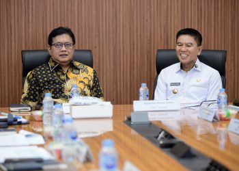 Bupati Konsel, Irham Kalenggo melakukan kunjungan kerja strategis ke Kantor Kementerian Transmigrasi RI di Jakarta