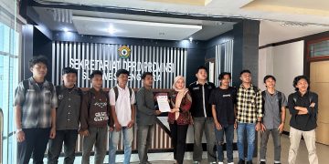 JANGKAR Sultra saat memasukan surat permohonan RDP ke DPRD Sultra beberapa waktu lalu