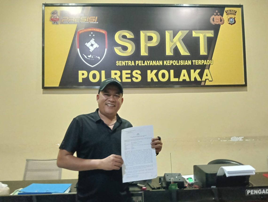 Dugaan Pengancaman dan Intimidasi, CEO PT JNP Dilaporkan ke Polres Kolaka 10 Kuasa hukum wartawan Nasionalinfo.com, Dr. H. Supriadi, S.H., M.H., Ph.D., melaporkan CEO PT JNP ke Polres Kolaka