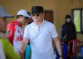 Wabup Konsel membuka Porseni di Kecamatan Benua
