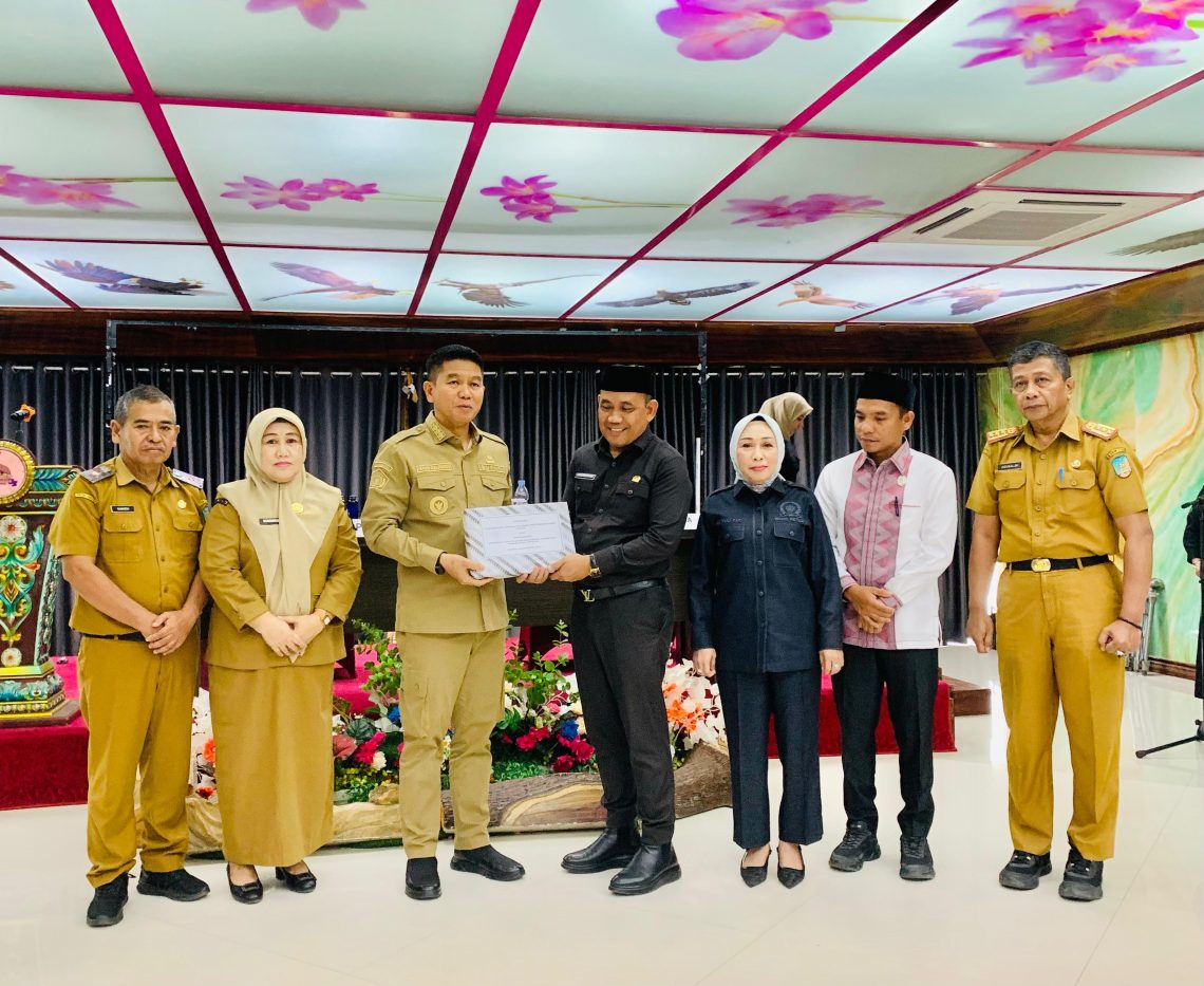 Penyerahan KUPA PPAS dari Pemda ke DPRD Konsel