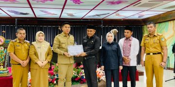 Penyerahan KUPA PPAS dari Pemda ke DPRD Konsel