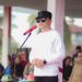 Wabup Konsel saat membuka Porseni di Kecamatan Basala