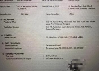 Bukti LHV yang diterbitkan PT Carsurin pada Oktober 2023