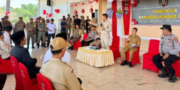 Bupati Konsel menerima warga Matabubu terkait perbaikan jalan