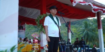 Bupati Konsel membuka Porseni di Moramo