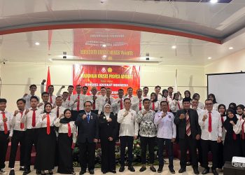 Peserta PKPA angkatan X yang digelar KAI Sultra dan Universitas Lakidende