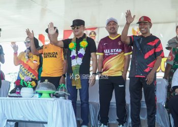Pembukaan Porseni tingkat Kecamatan Tinanggea
