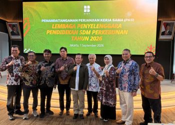 Penandatanganan PKS Lembaga Penyelenggara Pendidikan SDM Perkebunan dan Unsultra Tahun 2026 di Jakarta