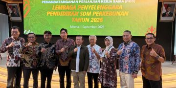 Penandatanganan PKS Lembaga Penyelenggara Pendidikan SDM Perkebunan dan Unsultra Tahun 2026 di Jakarta