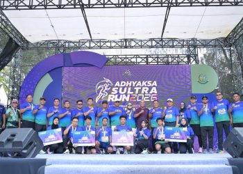 Adhyaksa Sultra Run 1 Tahun 2026 sukses digelar di Kota Kendari, Sulawesi Tenggara
