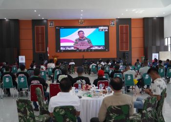 Kodim Kendari Gelar Turnamen Domino Orado Semarakkan HUT ke-81 TNI