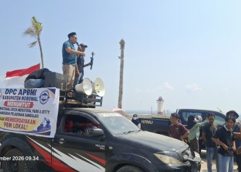 FMSM saat melakukan aksi menyoroti sejumlah dugaan pelanggaran PT IGIP di Morowali
