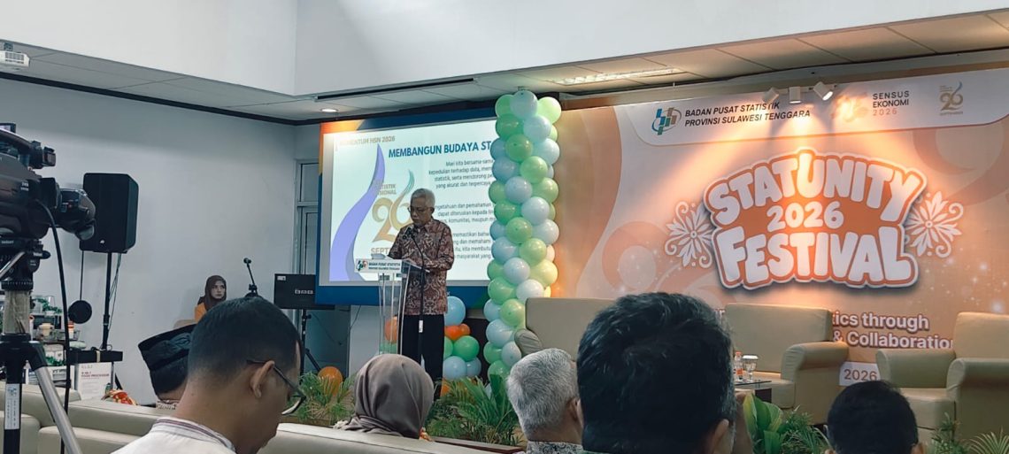 BPS Sultra Dorong Literasi Statistik Untuk Pahami Kondisi Sosial Ekonomi 10 Kepala BPS Provinsi Sulawesi Tenggara, Hadi Susanto, M.A