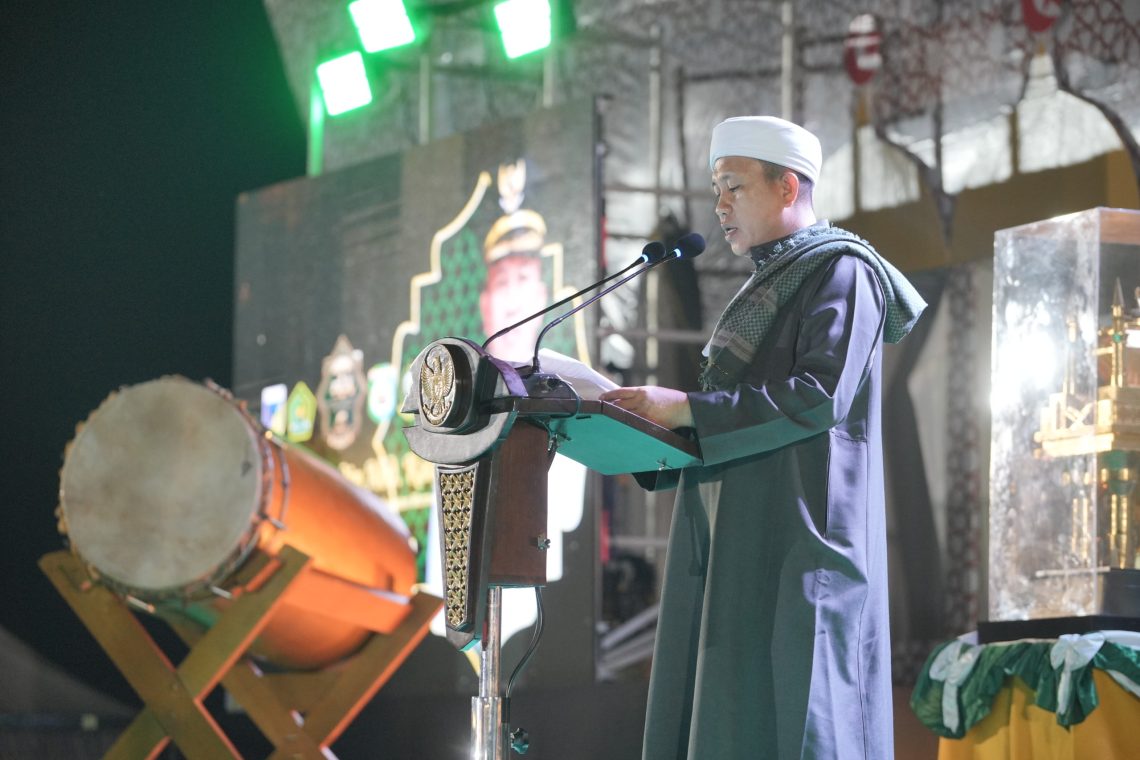 Bupati Iksan membuka MTQH XVI Morowali